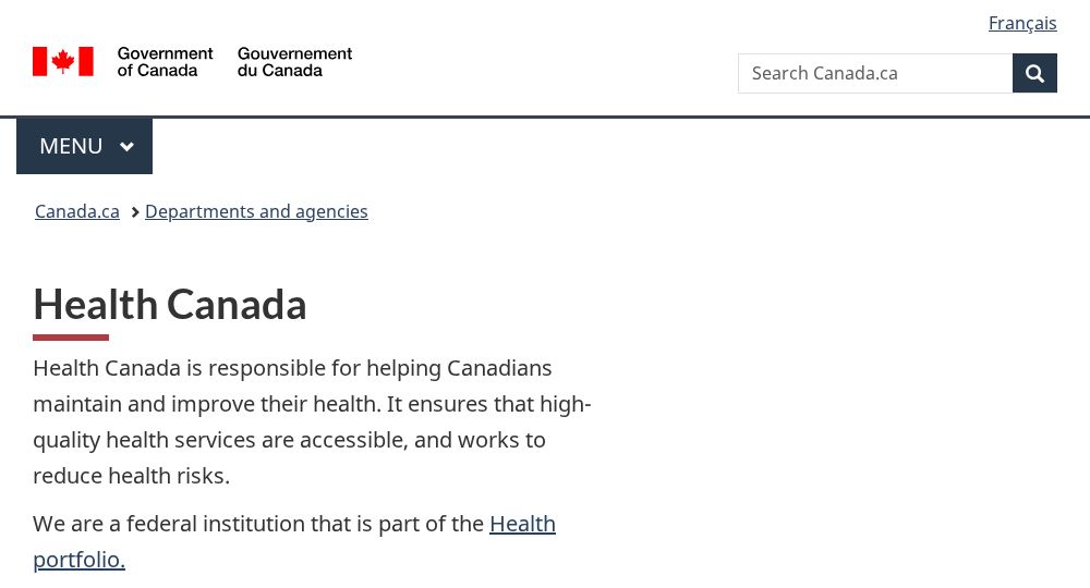 Aperçu : Santé Canada